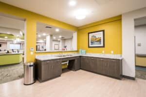 staff room in the Kern River Transitional Care facility