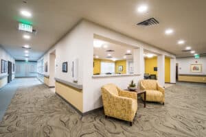 nurse's station in the Kern River Transitional Care facility