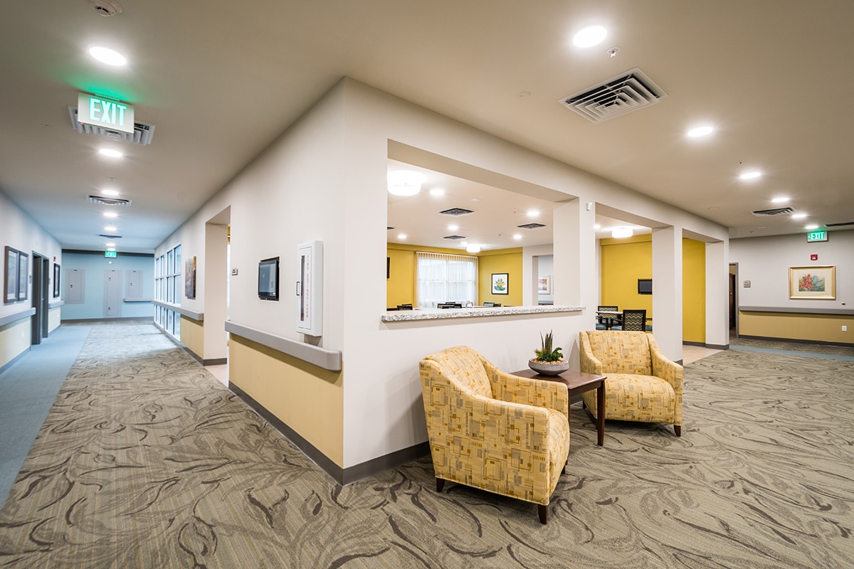 nurse's station in the Kern River Transitional Care facility