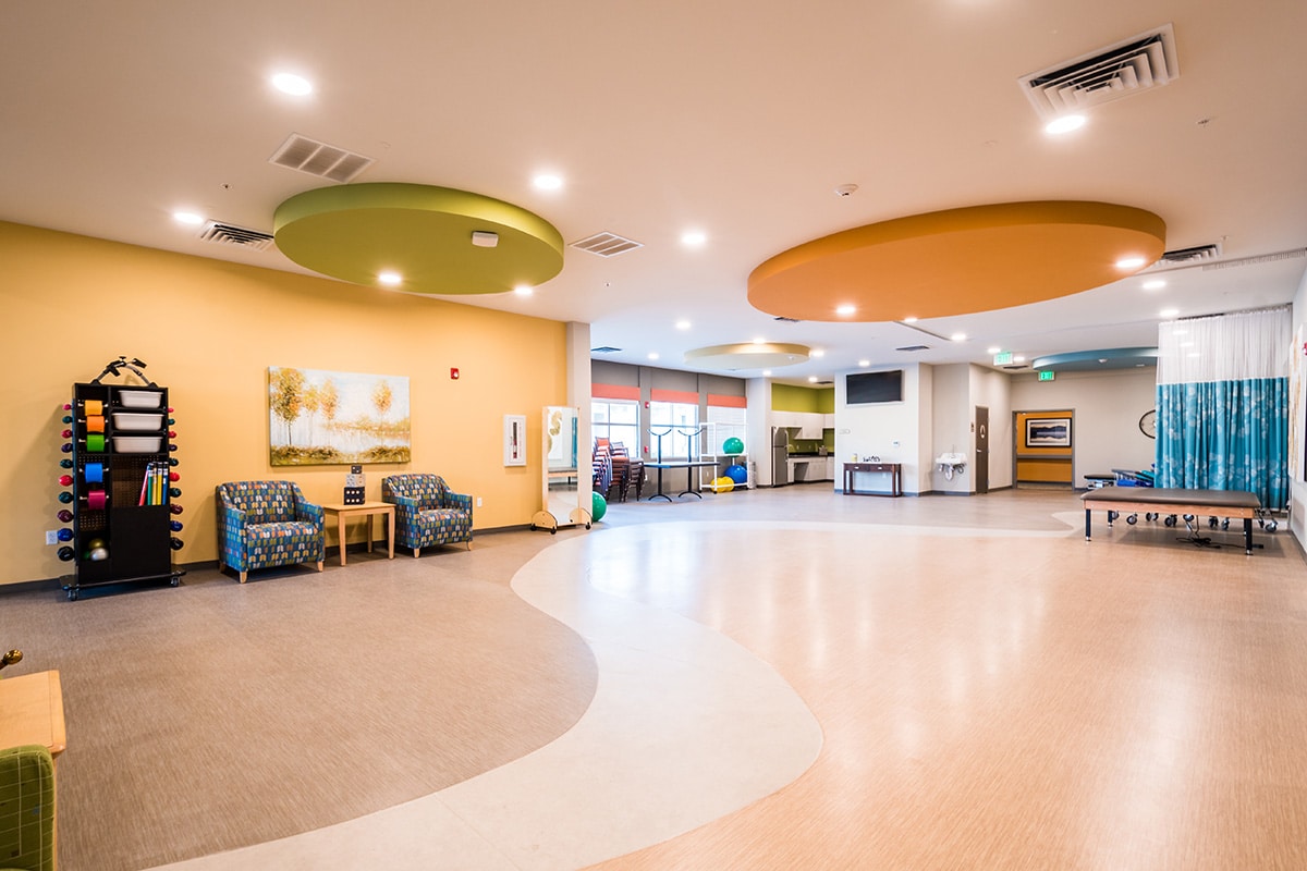 Kern River Transitional Care rehab gym