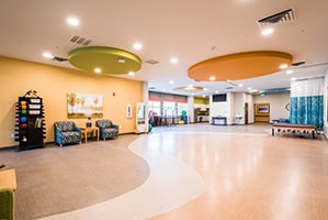 the rehab gym in the Kern River facility